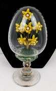1991 Franklin Mint Faberge Crystal Egg