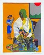 Collectible Limited Edition Romare Bearden Color Lithograph