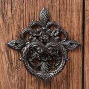 Cast Iron European Petal Leaf Door Knocker
