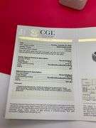 CERTIFIED 14K WHITE GOLD DIAMOND ENGAGEMENT RING