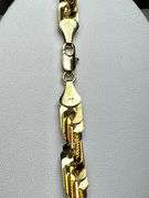Huge 100.3 Gram 14 Kt Gold Plated Rope Chain Necklace