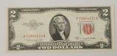 (8) 1953 B $2 Red Seal Consecutive Bills, Higher Quality