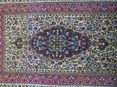 Handmade w/Silk Persian Qum 5.4x3.5