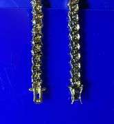 Sparkling 14 Kt Gold Plated Tennis Bracelet