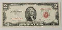 (8) 1953 B $2 Red Seal Consecutive Bills, Higher Quality