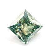 6 Ct Mint Green Princess Cut Fire Lab Simulated Diamond