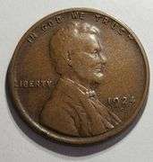 1924 D Wheat Penny, Circulated