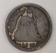 1875 Twenty Cent Coin, Circulated