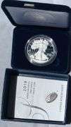 2019 S Proof Silver Eagle With Box & Paper