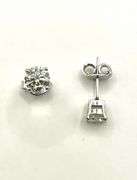 Sparkling 3.85  Ctw VVs1 F-G Lab Simulated Diamond Earrings