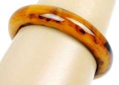 Vintage Marbled Bakelite Bangle Bracelet