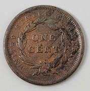 1843 Braided Hair Cent, Circulated