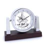 Bulova Largo Clock with Dark Mahogany Finish