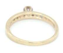 10kt Yellow gold diamond ring