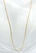 14kt Yellow gold Rope chain necklace