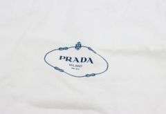 Prada Rosso Vernice Gaufre Leather Tote With Shoulder Strap