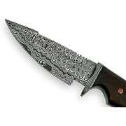 Custom Made Damascus Steel Hunting Knife