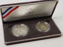 1989 Set Congress Bicentennial, 2 Coins PR