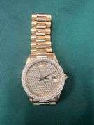 Rolex 36mm Yellow Gold Men’s Presidential | 1985, Custom Pave Dial