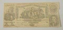 1861 Confederate States Of America $20 Twenty Dollar Note Richmond