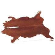 Genuine Brown and White Cowhide Area Rug