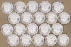 Superb original Gem BU Roll of 20 2006 $1 American Silver Eagles