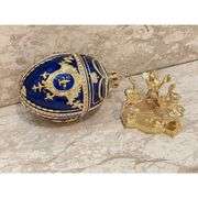 24K Gold Fabergé Egg with 200 Austrian Crystals