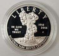 2016-P $1 National Parks Service 100th Anniversary PR DCAM