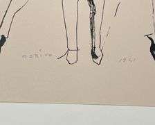 Collectible Marino Marini, From '1968 Marnini' Suite