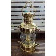 14-Inch Brass Oil Lamp