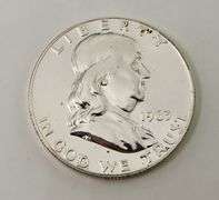 1963 Proof Quality Franklin Half Dollar