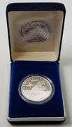 1993 $50 Flight At Kittyhawk Proof Silver Coin