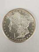 1884 CC Morgan Silver Dollar, Circulated