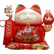 Ceramic Japanese Lucky Cat Piggy Bank