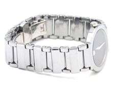 Movado Volar quartz black dial watch