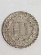 1888 3 Cent Nickle, Circulated
