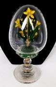 1991 Franklin Mint Faberge Crystal Egg