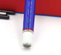 Montegrappa NASA Atlantis Ballpoint  Pen Resin Blue  With Box & 3 Balpoint Pen Refills