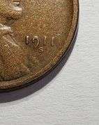 1911 S Wheat Penny, Circulated