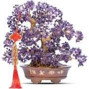 14” Large Amethyst Crystal Bonsai Tree