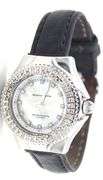 Technomarine Techno Lady mop dial on double diamond bezel watch