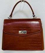 Stylish Cognac Color Designer Bag By David Jones-Paris