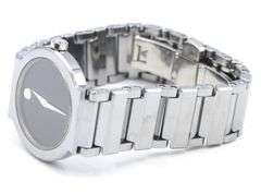 Movado Volar quartz black dial watch