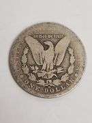 1896-O Morgan Silver Dollar, Circulated.