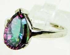 Vibrant Mystic Topaz Sterling Silver Ring, 6.5