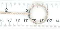 Tiffany & Co 1837 circle pendant on chain