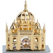24K Gold Plated Castle with Crystals