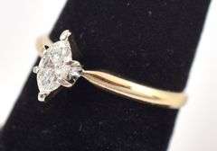 Darling Solitaire Diamond Engagement Ring in 14K Yellow Gold