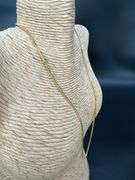 10k Yellow Gold Solid Box Link Chain 1.2mm Necklace 16"