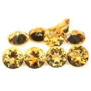 Ravishing 10.60ct top golden eye clean Citrine set